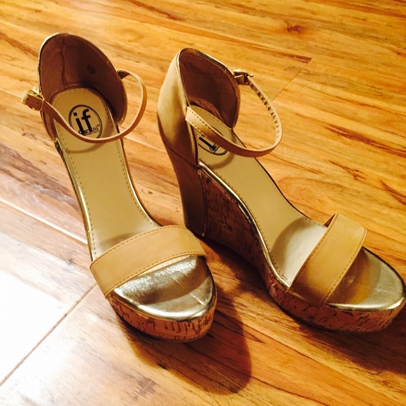 🚫 Sold 🚫 Summer wedges in nude - Picture 4 of 4