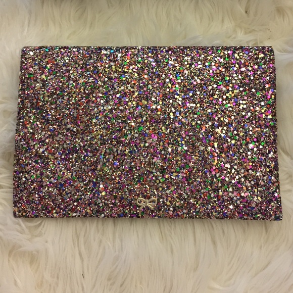 ❤️SOLD❤️ANYA HINDMARCH London Glitter Clutch - Picture 4 of 4