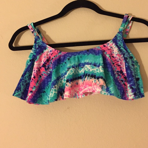 Colorful bathing suit top