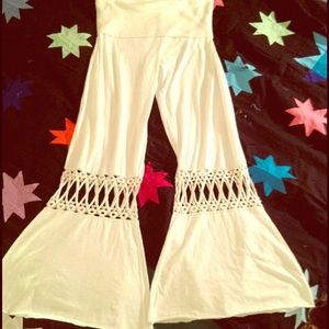 prAna Malibu *white* flowy pant