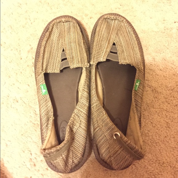 Sanuk slip ons