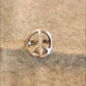 Peace sign ring