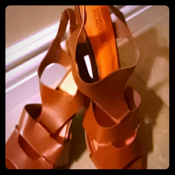 Chunky strapy heels comfy with platform