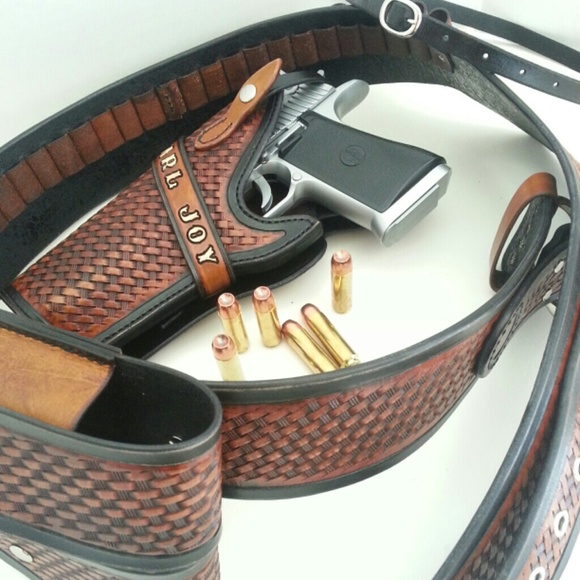 Custom made Basket Weave Fighter belt