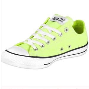 Neon Yellow Converse