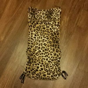Guess leopard print mini dress