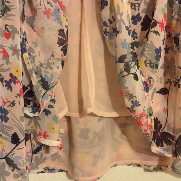 Floral Chiffon Tank - Picture 4 of 4