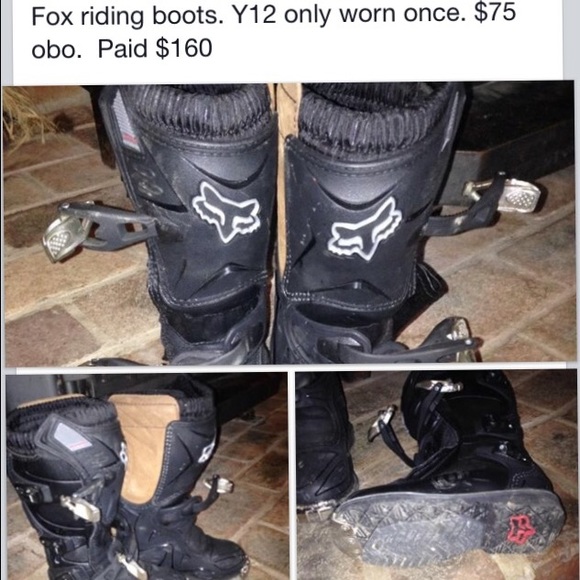 Kids Fox riding boots.