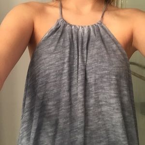 Grey halter top,never worn.Super cute!!