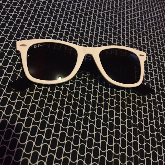 Rayban white vintage glasses
