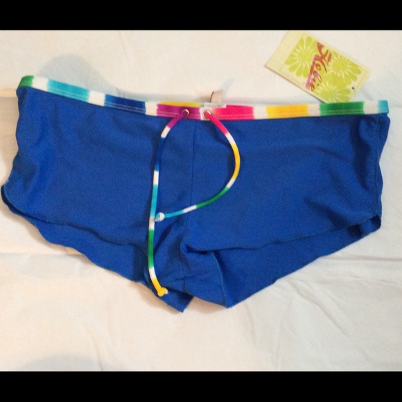 SALE Hobie swimwear boy shorts size large NWT