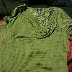 Green shirt