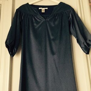 Diane von Furstenberg Steel Blue Silk Dress