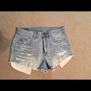 NWOT high waisted jean shorts