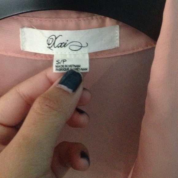 Coral Sheer Tank Blouse - Picture 3 of 3