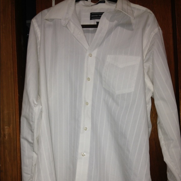 Men's dress shirt white