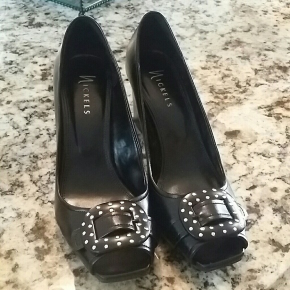 Peep toe, heels, from Nickles