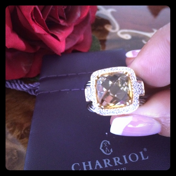 ❤️TRADED❤️Charriol Classique Citrine Ring