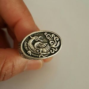 Sterling silver Dragon Ring