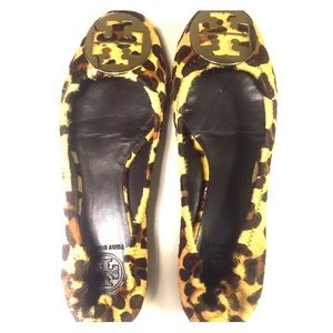 Authentic Tory Burch Leopard Flats