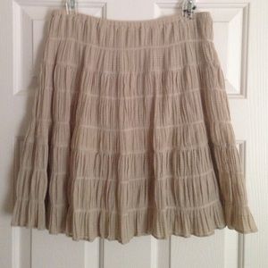 max Studio flare skirt size S