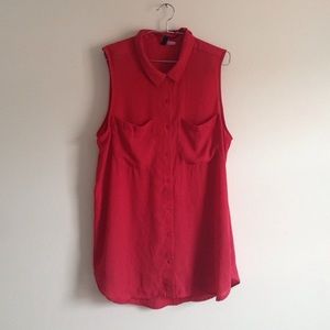 H&M sleeveless button up