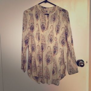 Rebecca Taylor Floral/Paisley Blouse