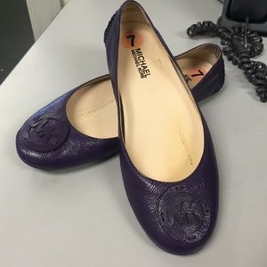 MK purple flats