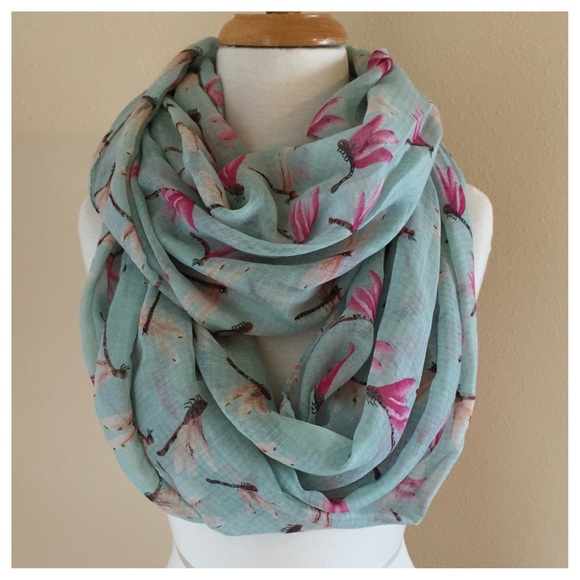 Dragonfly Infinity Scarf *4 color choices