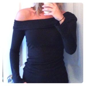 Victoria's Secret Cobalt off the shoulder bra top