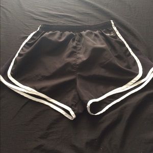 Black and white Running shorts