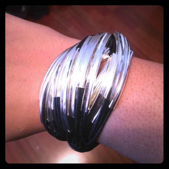 Black and Silver Zara Bracelet