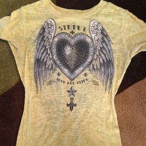 Sinful short sleeve shirt