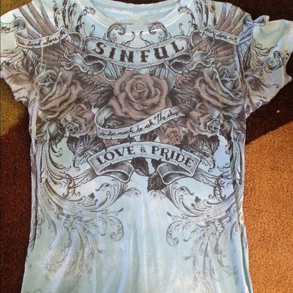 Sinful by Affliction t-shirt