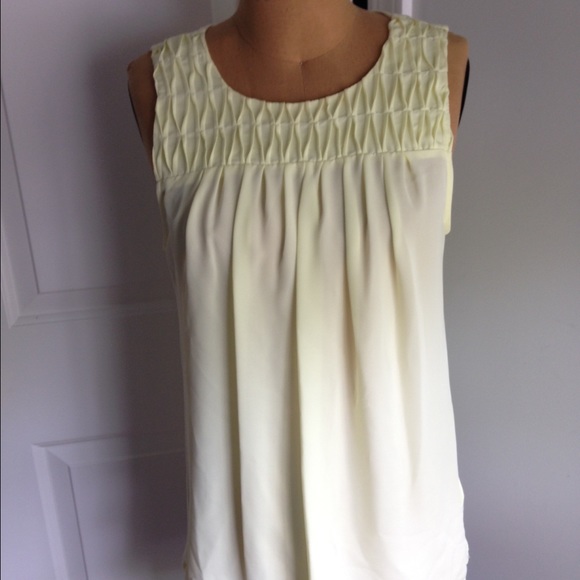 Light yellow Elle tank