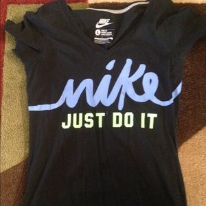 Large slim fit Nike v-neck