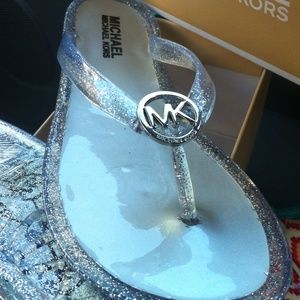 Michael Kors jelly thong sandal