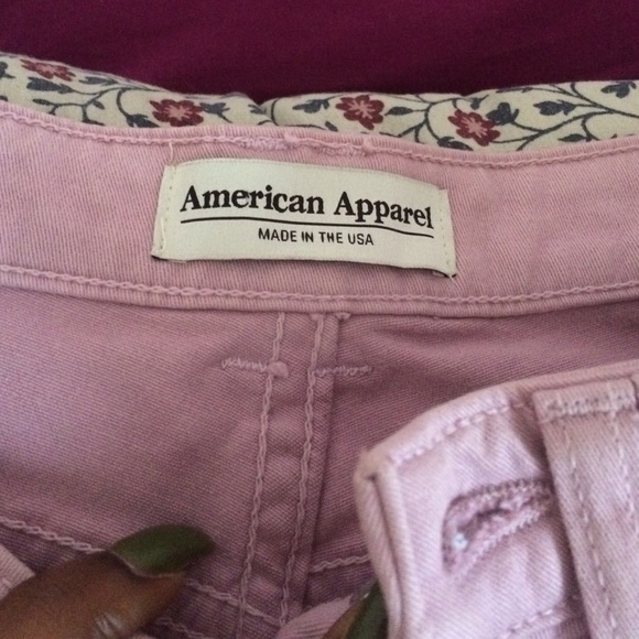 SOLD American Apparel Zipper Shorts - Picture 3 of 4