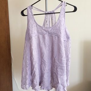 Flowy, purple lace top