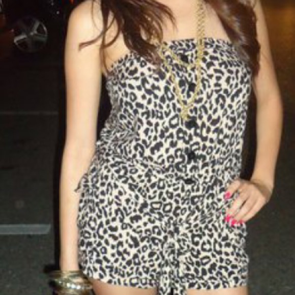 Leopard romper