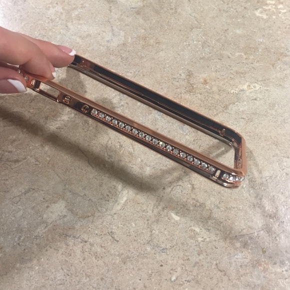 Rose gold crystal bumper for iPhone 5/ 5s