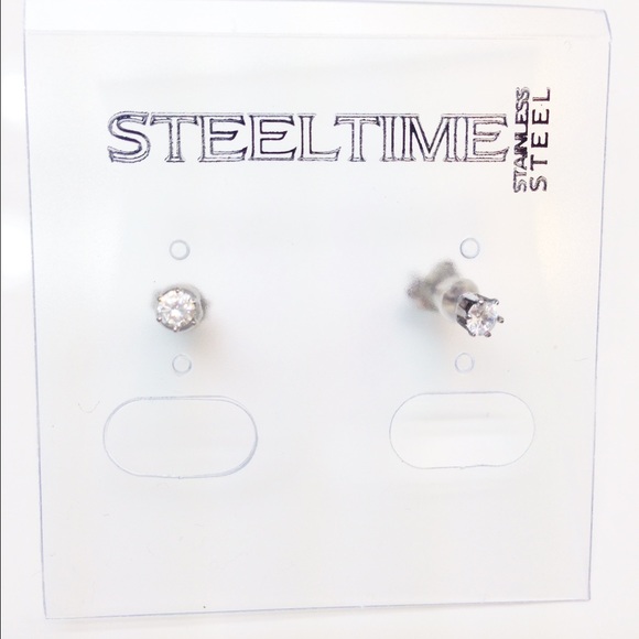 NWT Stainless Steel Stud Earings