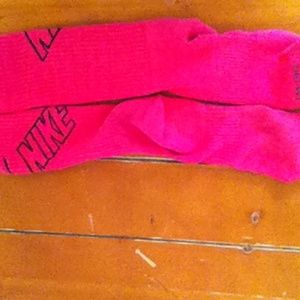 Hot Pink Nike socks