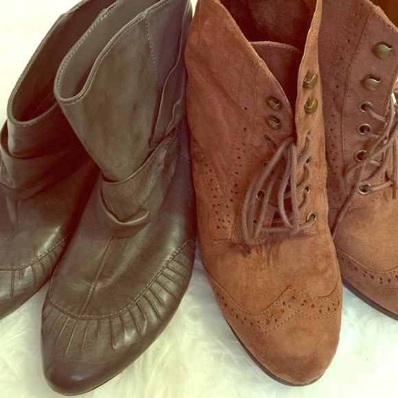Target Slouchy Wedge Booties - 2 Pairs!