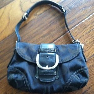 Real black Coach purse
