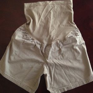 Liz Lange Maternity dark Khaki Shorts Size XS