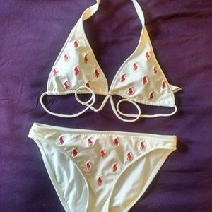 Polo Ralph Lauren white bikini