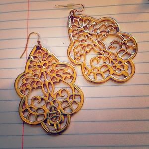Cutout Drop Earrings