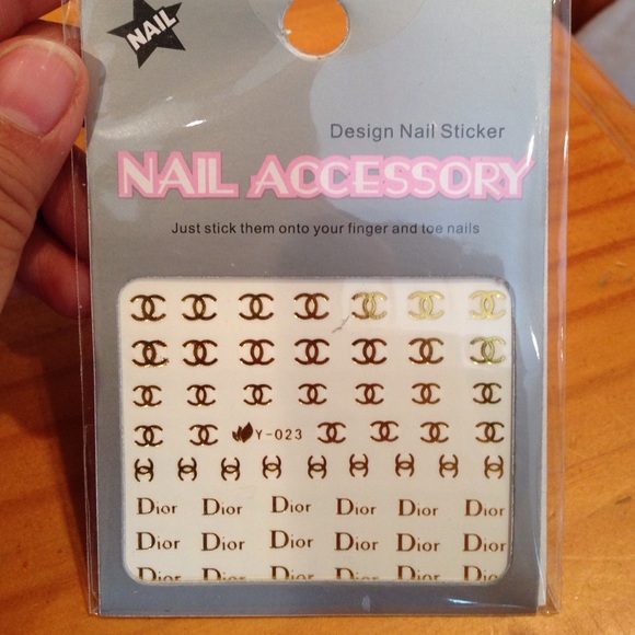 Nail accessory stickers