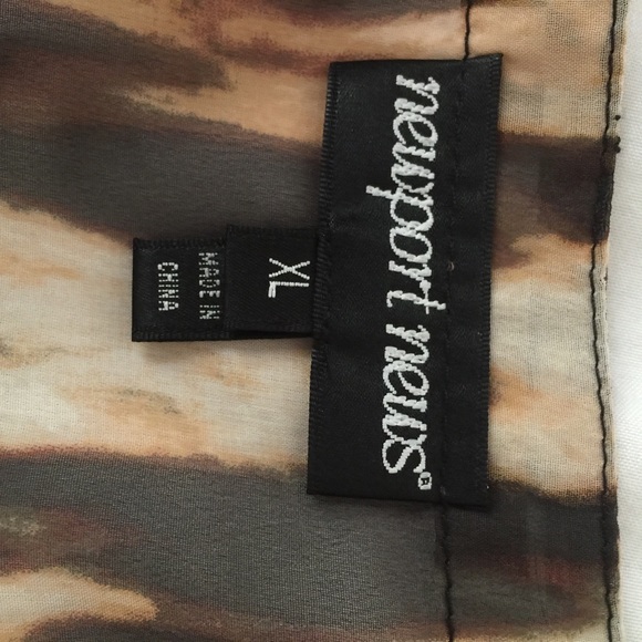 Sheer Cheetah blouse - Picture 3 of 3